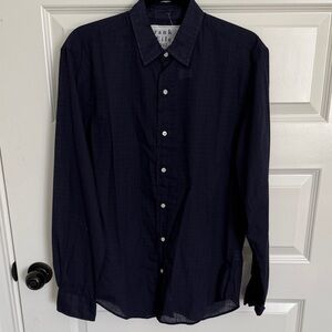 Frank & Eileen Dark Blue Button Down Shirt